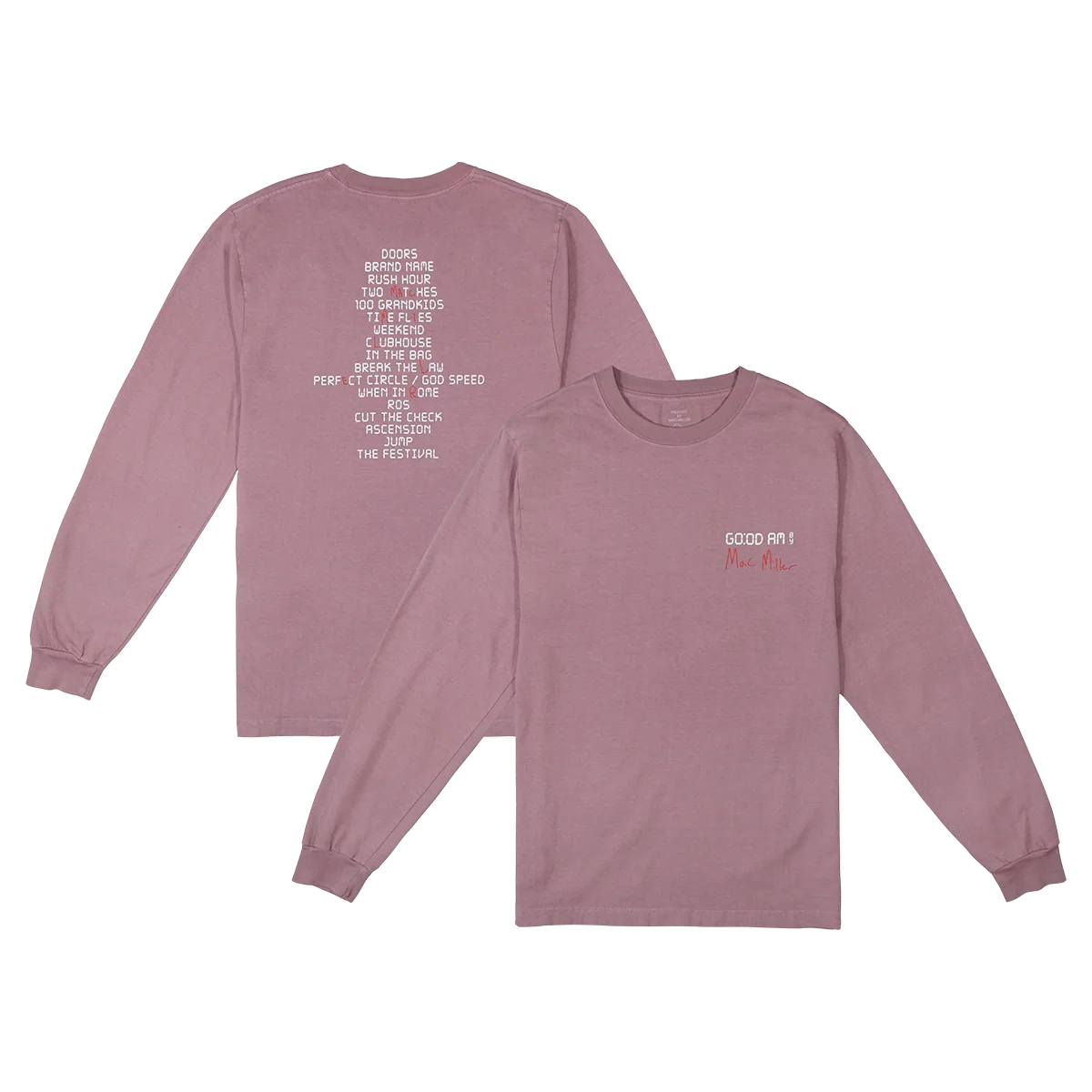 TRACKLIST LONG SLEEVE TEE