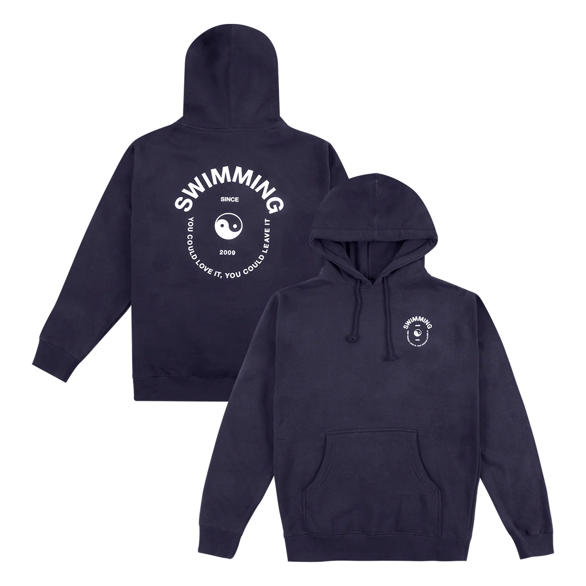 SWIMMING YIN YANG HOODIE